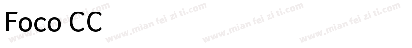 Foco CC字体转换
